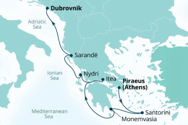 Seabourn Greece and Adriatic Gems Itinerary