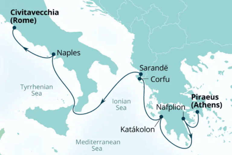 Grecian & Roman Gems Itinerary