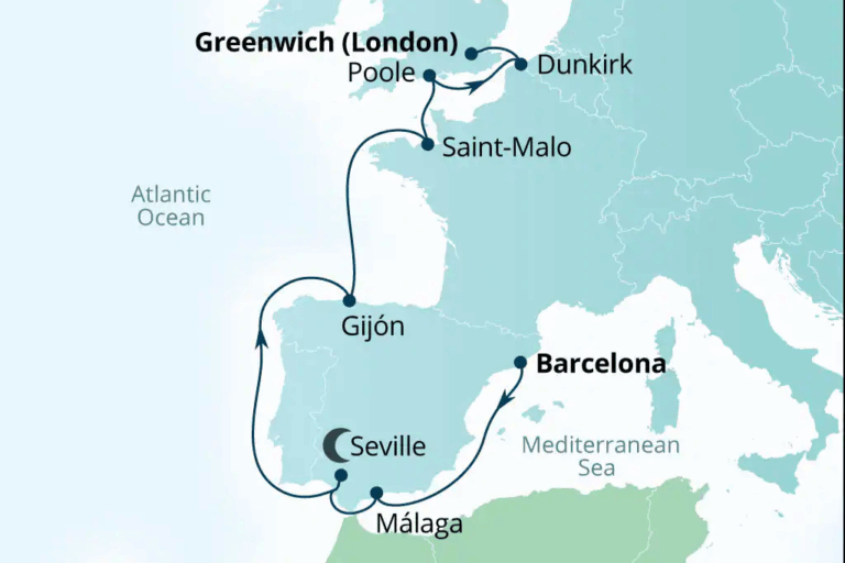 Spanish Nights & Storied Coasts Itinerary