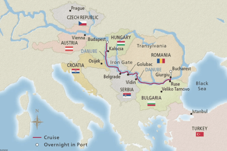 Passage to Eastern Europe Map