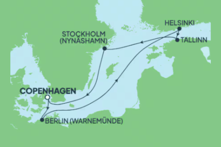 NCL Baltics Itinerary