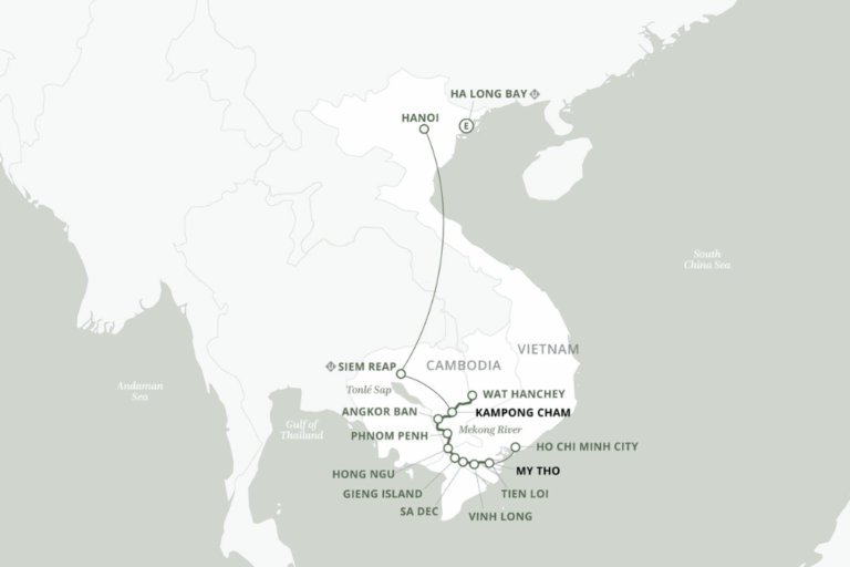 Timeless Wonders of Vietnam, Cambodia & the Mekong Itinerary
